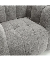 Soft Bean Bag Chair with Footstool, Comfortable Sofa for Gaming, Reading, and Tv-The Pop Home