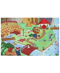 Pipp & Spalding Kids Woodlands Wonderland Collectible Character Seek-and-Find Throw Blanket