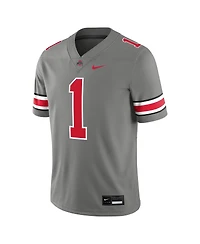 Nike Men's 1 Steel Ohio State Buckeyes Alternate Game Jersey
