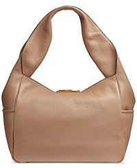 Donna Karan New York Amagansett Soft-Rolled Leather Shoulder with Sculpted Magnet Closure