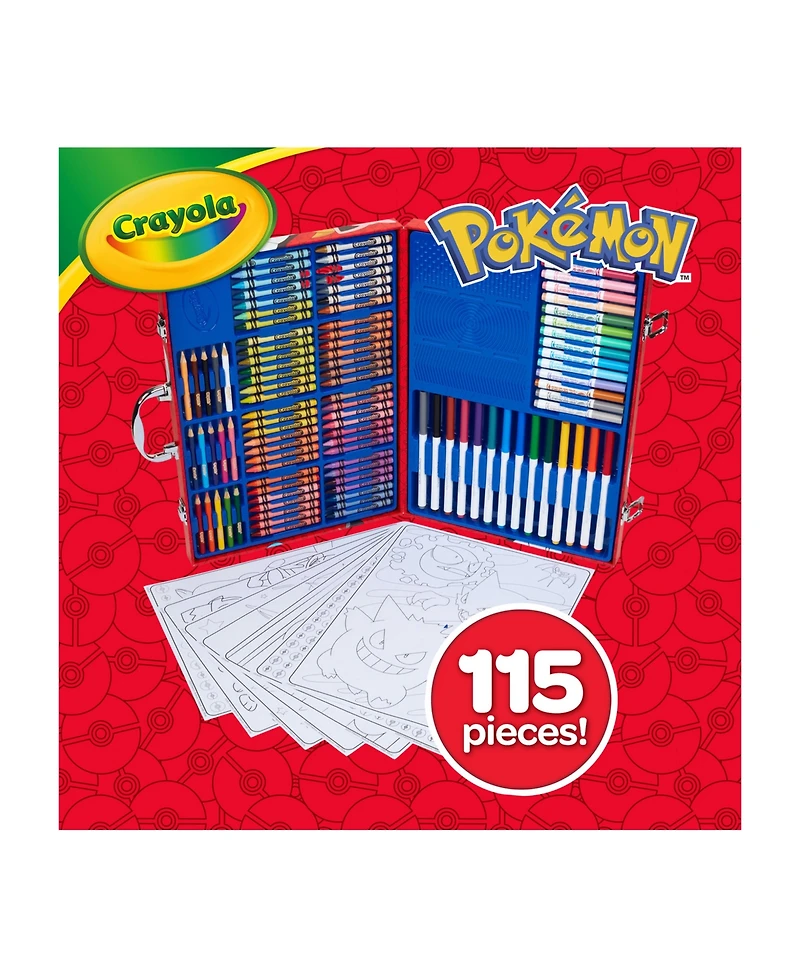 Crayola Pokemon Imagination Art Set, 115 Pieces