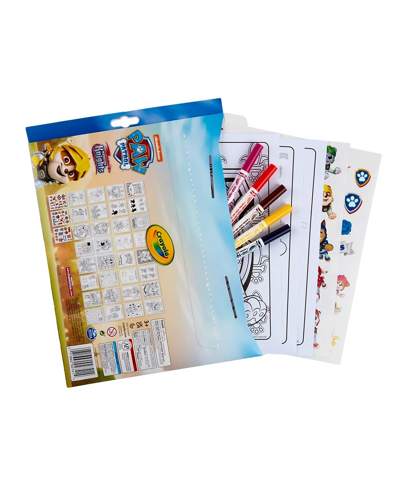 Crayola Paw Patrol Color Sticker Activity Set, Pack of 3