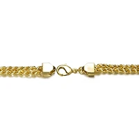 14K Gold Plated or White Mesh Link Bracelet