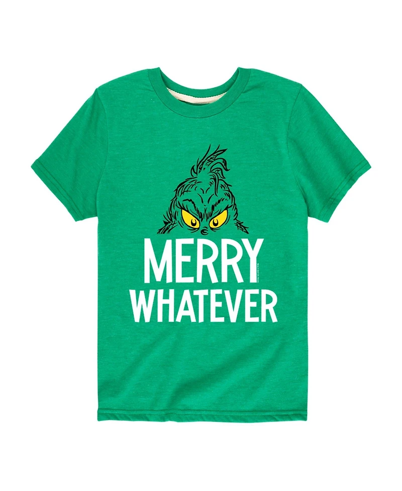 The Grinch Big Boys Merry Whatever Graphic Tee
