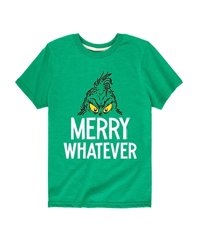 The Grinch Big Boys Merry Whatever Graphic Tee