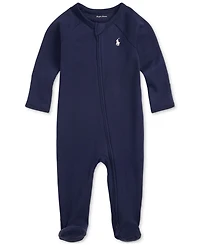 Polo Ralph Lauren Baby Cotton Interlock Footed Coverall