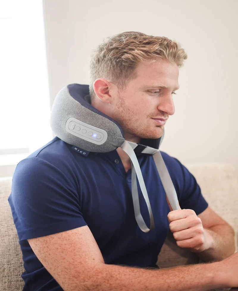Miko Snug Neck Massage Pillow with Memory Foam & Heat