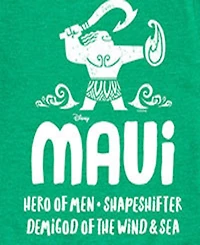 Moana Big Boys Maui Graphic Tee