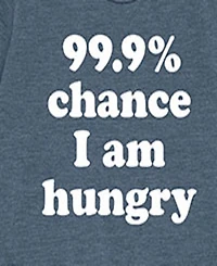 Hybrid Big Boys 99% Chance Hungry Graphic Tee