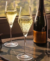 Stolzle Lausitz Quatrophil Champagne Flutes, Set of 4