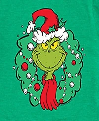 The Grinch Big Boys Wreath Short Sleeve Graphic Tee