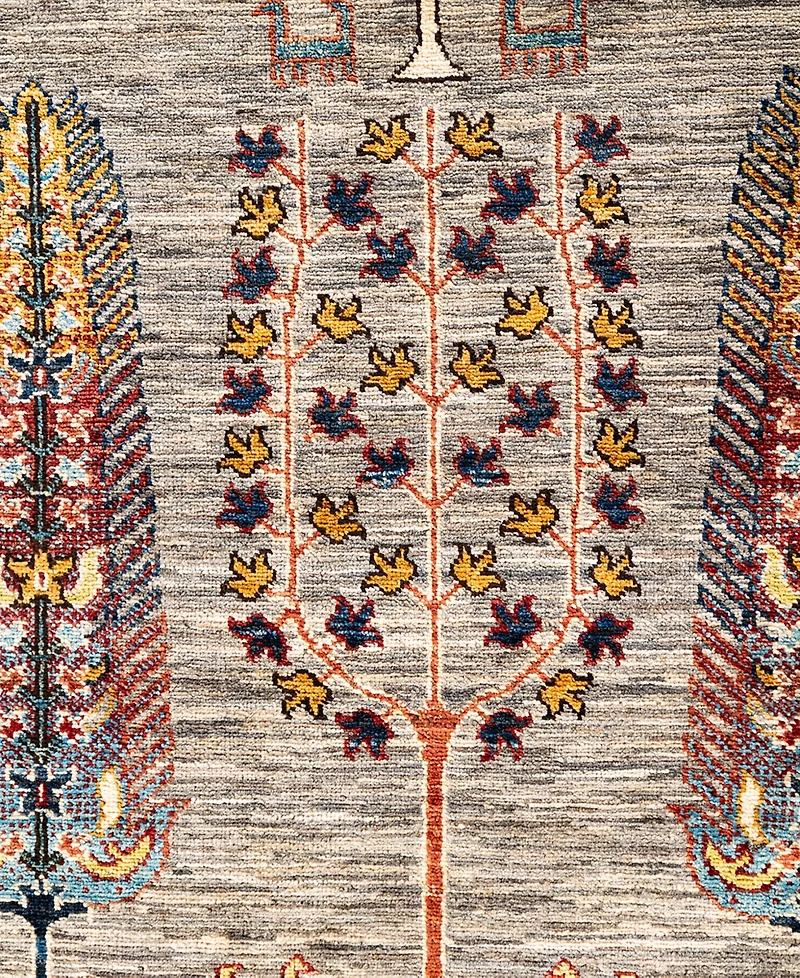 Adorn Hand Woven Rugs Tribal M1999 8'3"x9'8" Area Rug