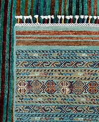 Adorn Hand Woven Rugs Tribal M1999 8'8"x11'11" Area Rug