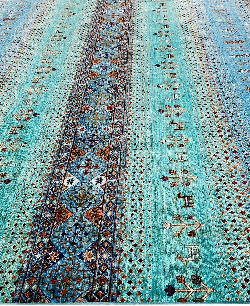 Adorn Hand Woven Rugs Tribal M1999 9'1"x12'7" Area Rug