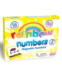 Junior Learning Rainbow Numbers Magnetic Numbers, 155 Pieces