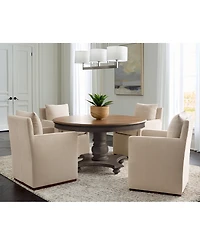5 Pc. Set (Mandeville Round Dining Table & 4 Kenity Ii Arm Chairs), Created for Macy's