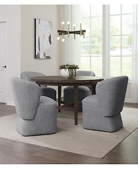 5 Pc. Set (Griffith Round Dining Table & 4 Dimova Chairs), Created for Macy's