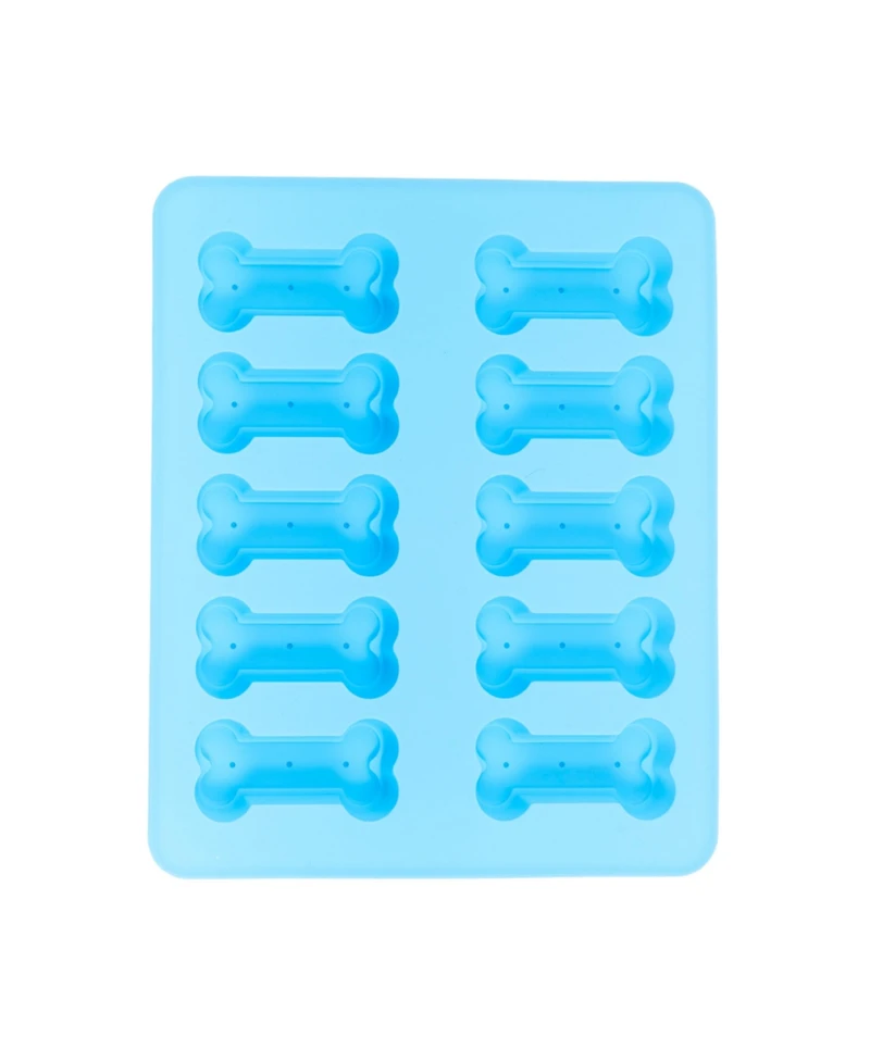 Country Living Bone-Shaped Silicone Baking Tray (10-Cavity Mold) – for Dog Treats