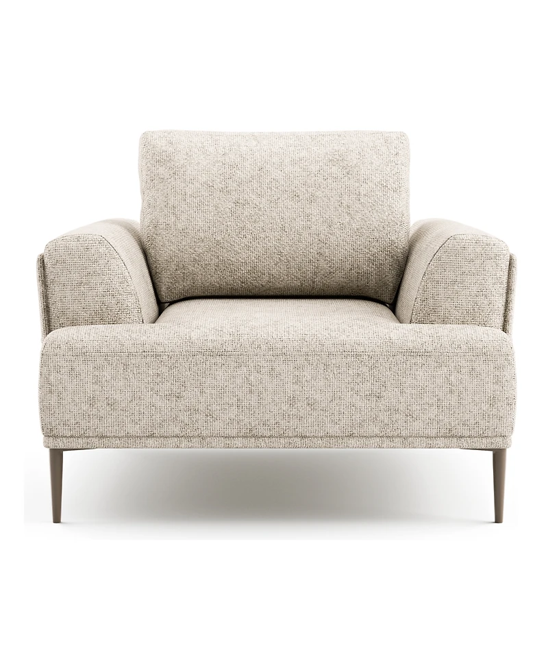 Furniture of America 44" Orlandi Chenille Arm Chair with Extendable Backrest