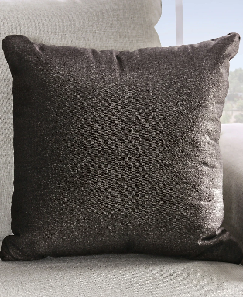 Furniture of America 75" Sedrev Linen 2-Seater Track Arm Loveseat