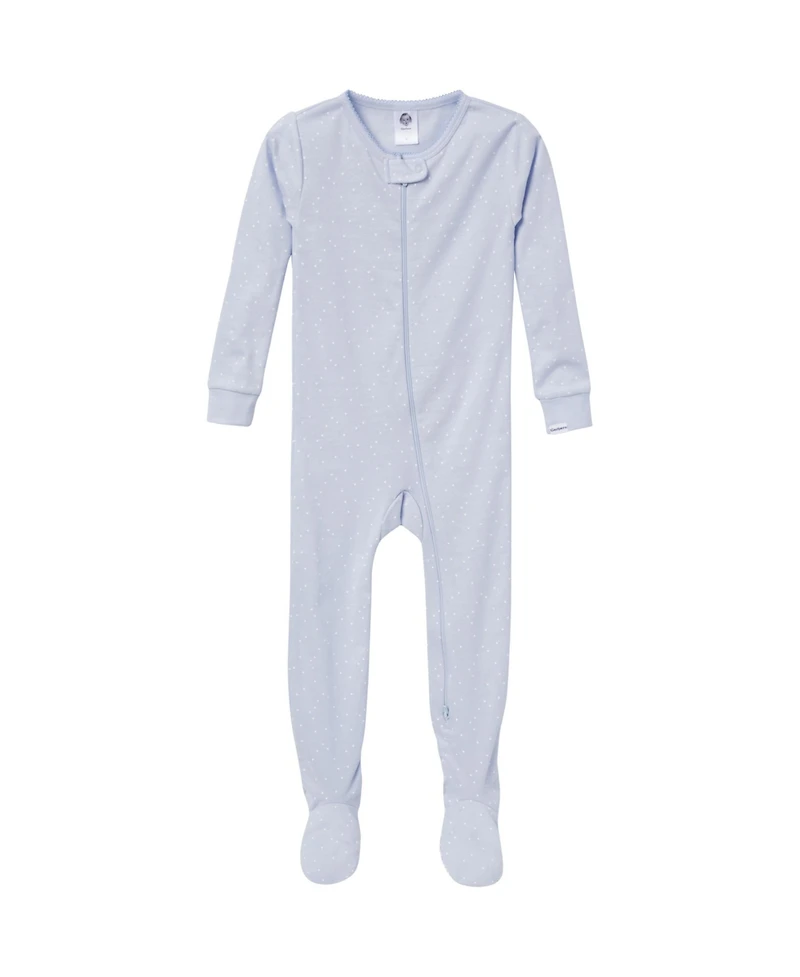 Gerber Baby Girls' Snug Fit Footed Pajamas, 2-Pack, Butterflies