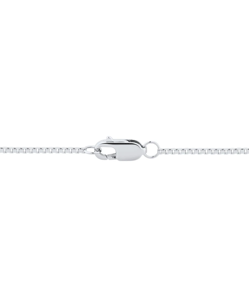 Grown With Love Men's Lab Grown Multi-Gemstone (2-3/8 ct. t.w.) Flag Dog Tag 22" Pendant Necklace in Sterling Silver