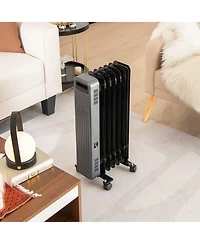 Sugift 1500W Portable Oil-Filled Radiator Heater for Home and Office