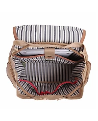 Tsd Brand Dolphin Canvas Backpack