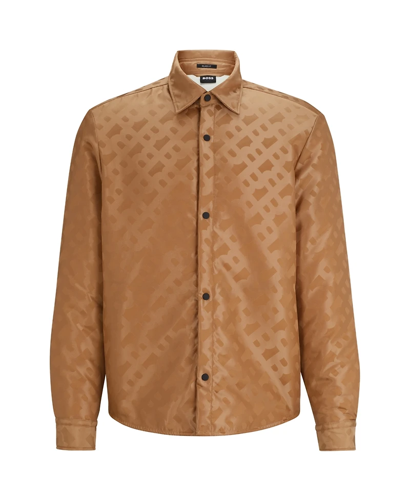 Boss by Hugo Boss Men's Relaxed-Fit Monogrammed Shirt