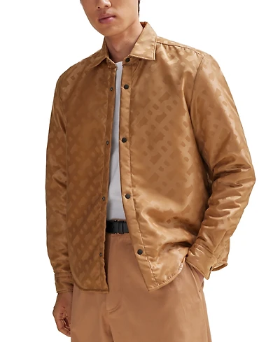 Boss by Hugo Boss Men's Relaxed-Fit Monogrammed Shirt