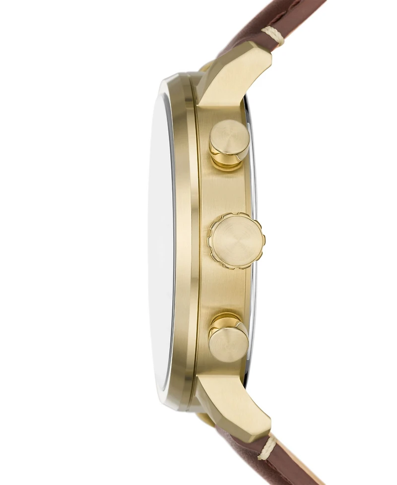 Fossil Men's Rhett Multifunction Gold-Tone Stainless Steel Watch, 42mm
