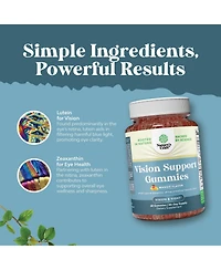 Nature's Craft Vision Support Gummies, Nature's Craft, 60ct