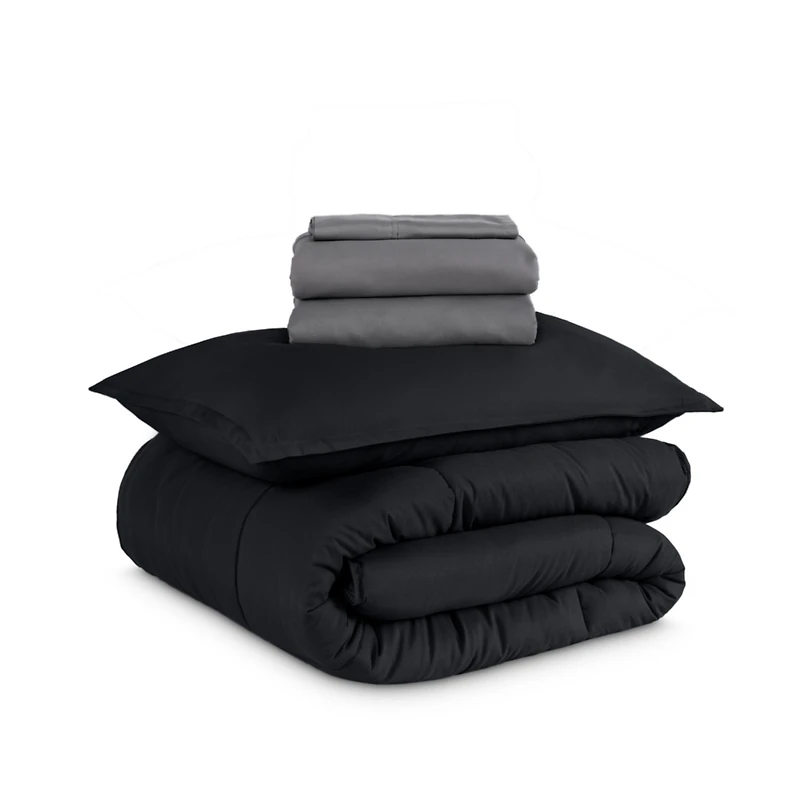 Bare Home Ultra-Soft Bed-in-a-Bag Comforter Set Twin Xl 