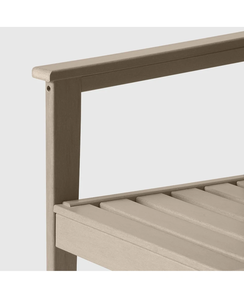 WestinTrends Outdoor Patio Hdpe Deep Seating Armchair (Set of 2)