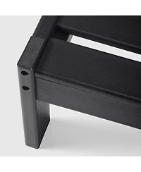 WestinTrends Outdoor Hdpe Deep Seating Modular Armless Patio Chair with Cushions