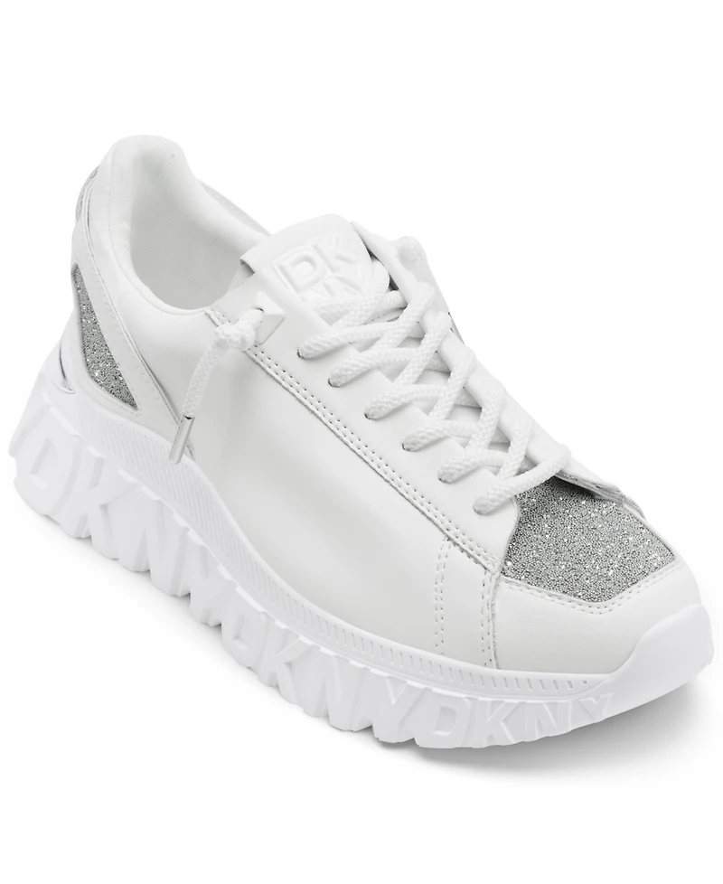 Dkny Women's LaCamp Glitter Sneakers