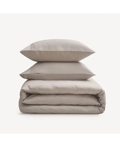 Doz by Sijo Cooling Bamboo Duvet Cover Set, 100% Viscose, Organically Grown
