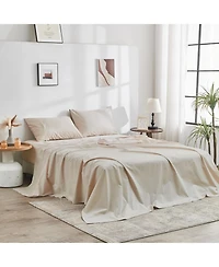 Doz by Sijo Doz 100% Gots Certified Organic Percale Cotton Pillowcase Set, Hotel Crisp Cool, Breathable