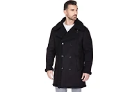 Braveman Men's Faux Shearling Double Breasted Overcoat
