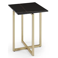 Emila 14" Square Sintered Stone Mix and Match Martini Table