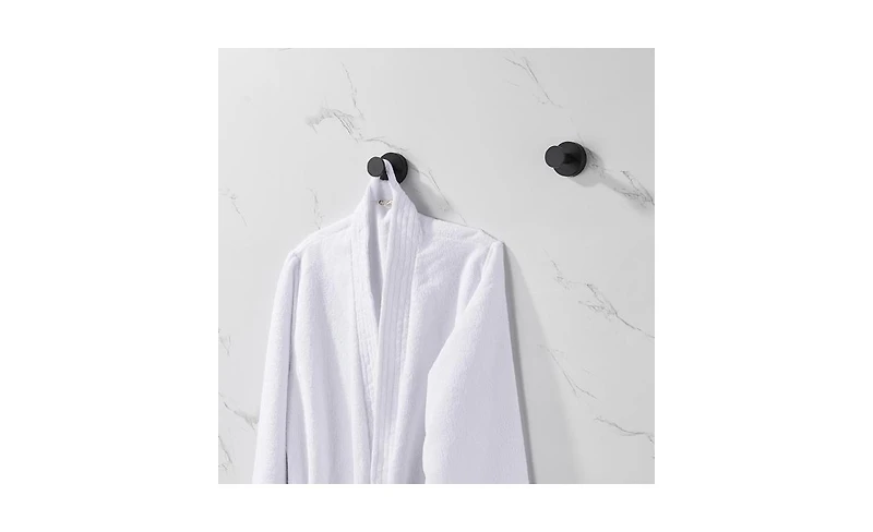 Slickblue Round Base Towel Hook with Screws for Easy Installation and Durable Use
