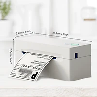 Polono Bluetooth Thermal Shipping Label Printer, Wireless 4x6 Shipping Label Printer for Small Business, Support Android, iPhone, Windows, and Mac, Wi