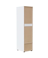 Kings Brand Furniture - Corry Wardrobe Armoire Storage Closet, White