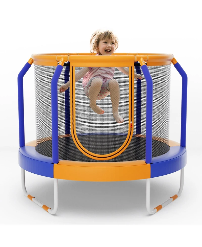 Gouun Mini Trampoline with Enclosure and Heavy-duty Metal Frame