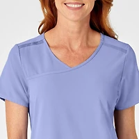 Wink Renew Women's Mock Wrap Scrub Top