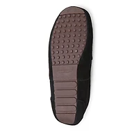 Dearfoams Men's Fireside By Melbourne Genuine Shearling Moccasin Slipper