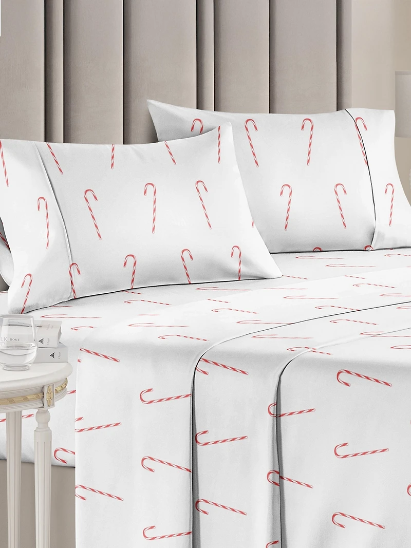 Christmas 4 Piece Microfiber Sheet Set (Full / Truck)