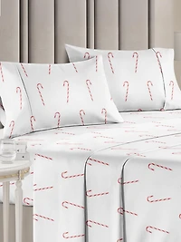 Christmas 4 Piece Microfiber Sheet Set (Full / Truck)