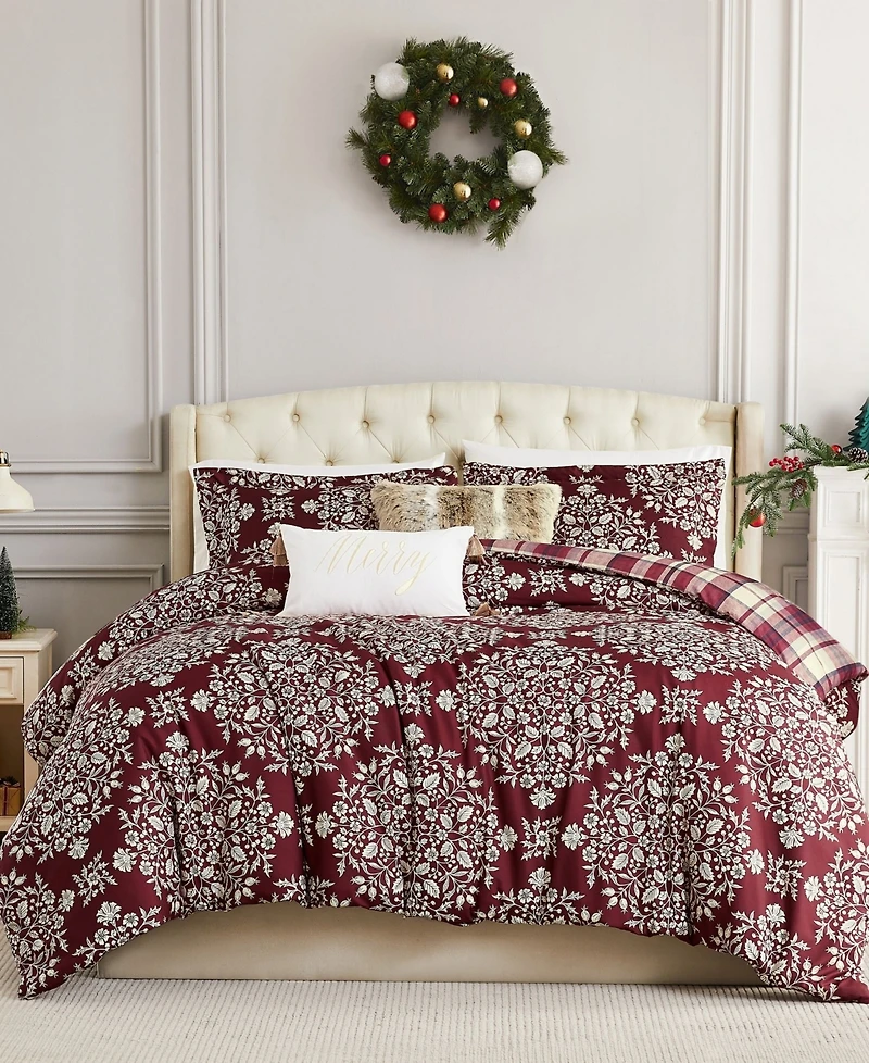 Southshore Fine Linens Christmas Carol -Pc. Holiday Comforter Set