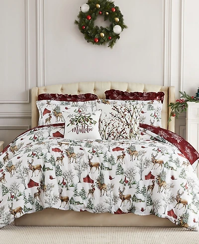 Southshore Fine Linens Christmas 5-Pc. Holiday Comforter Set, Twin/Twin Xl